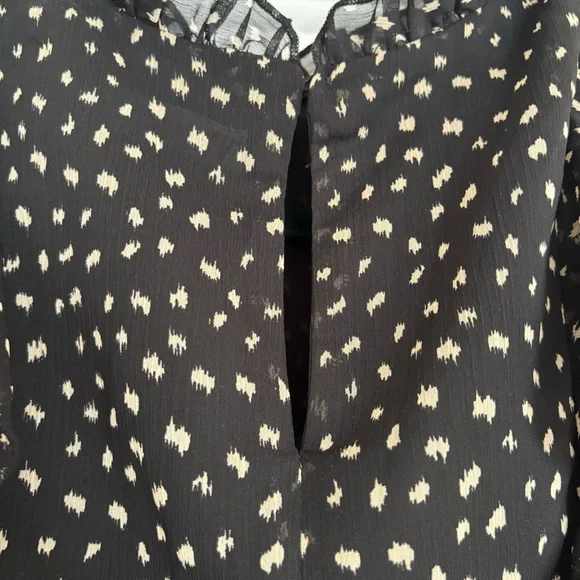 Zara Mock Neck Confetti Dress - Picture 7 of 10